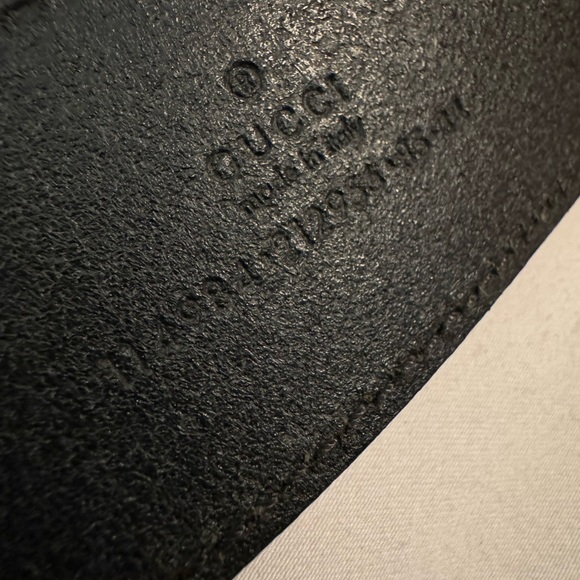 GUCCI Black Leather Belt - Picture 6 of 9